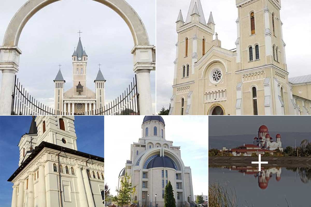 Churches over churches, from Bacău to Botoșani
